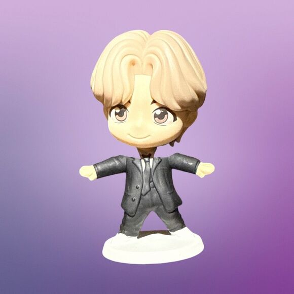 New 2025 McDonald's TinyTan x BTS Throwback Jung Kook Happy Meal Toy Figure - Picture 6 of 6